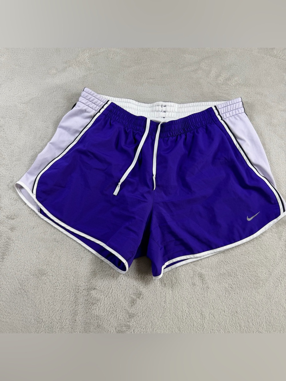Nike‎ Purple Women's Running Shorts with White Trim